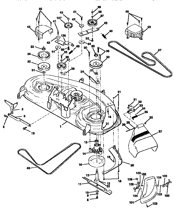 Mower deck