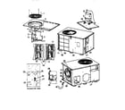Coleman Evcon BPCH0301BA functional replacement parts diagram