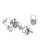 Motor and pump assembly
