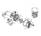 Craftsman 390251981 motor and pump assembly diagram
