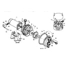 Craftsman 390252281 motor and pump assembly diagram