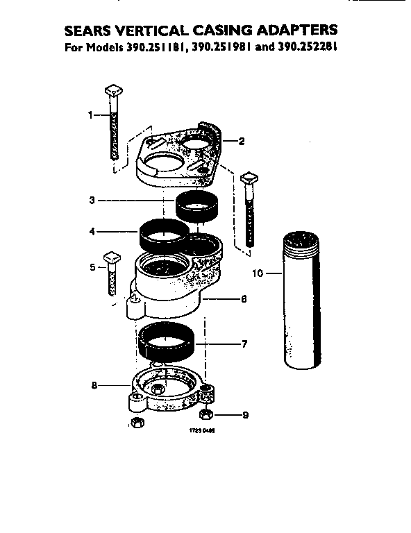 Vertical casing adapters