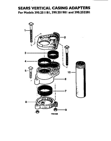 Vertical casing adapters