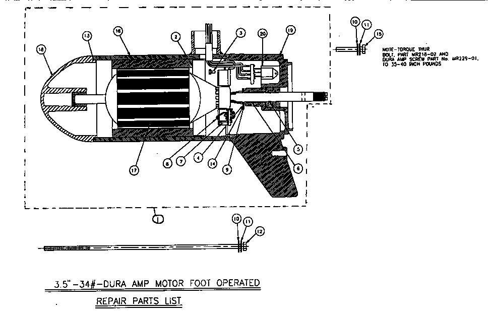 DURA AMP MOTOR