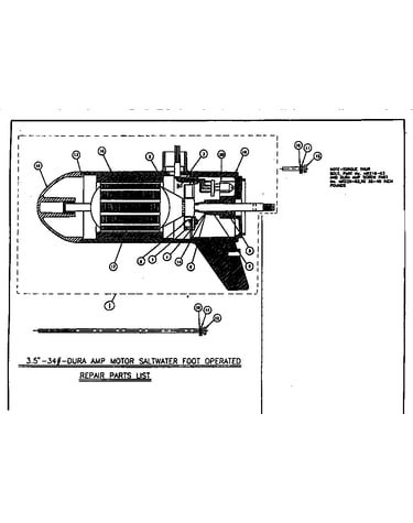 Dura amp saltwater motor