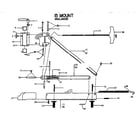 Motorguide GWF35 mount assembly diagram