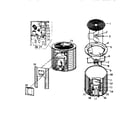 Coleman Evcon DRCS048B unit parts diagram