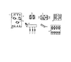 Coleman Evcon 7442-800 functional replacement parts diagram
