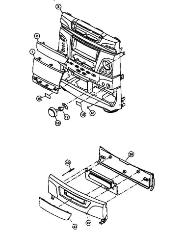 Front panel assembly