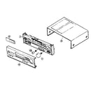 Denon AVR-50BXEU cabinet parts diagram