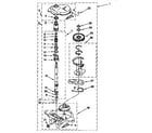 Kenmore 11092597410 gearcase diagram
