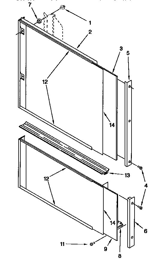 Door and panel