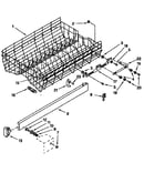 Upper rack and track