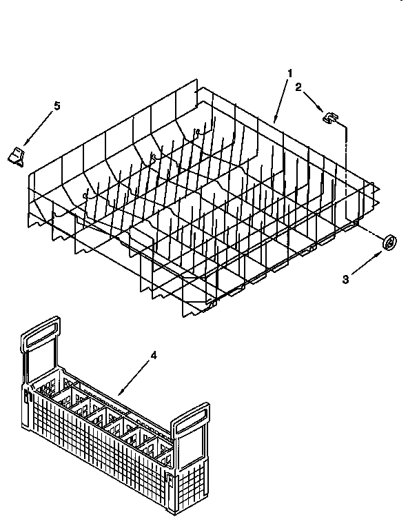 Lower rack
