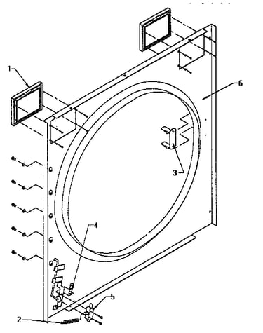 Bottom front panel