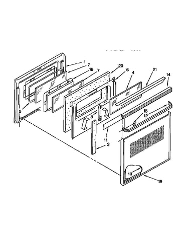 Oven door