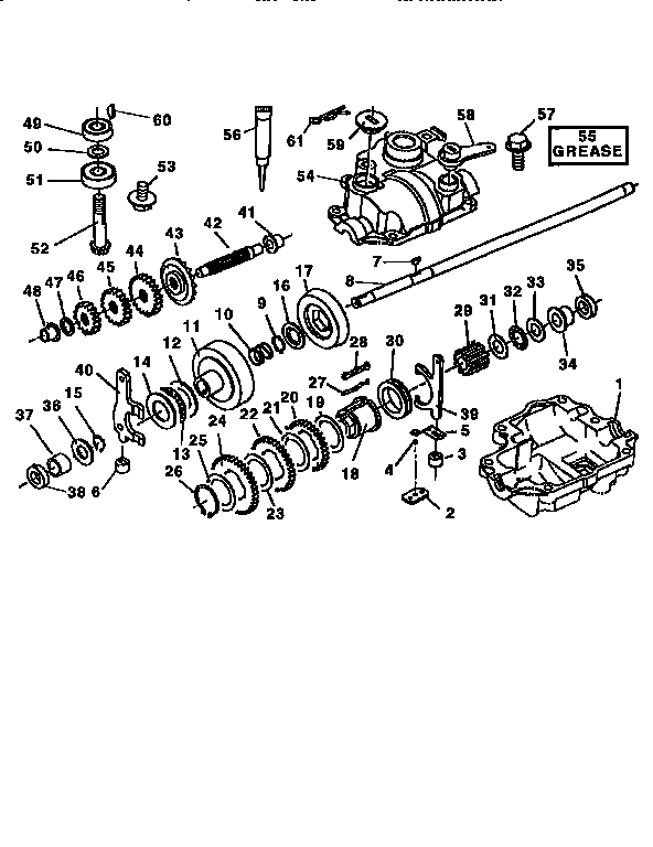 Gear case assembly 150330 (71/917)