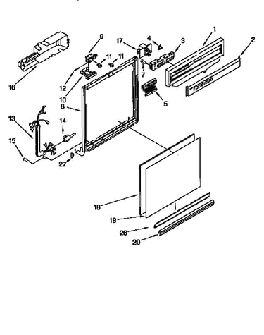 Frame and console