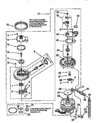 Pump and motor