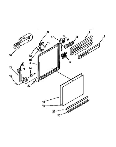 Frame and console