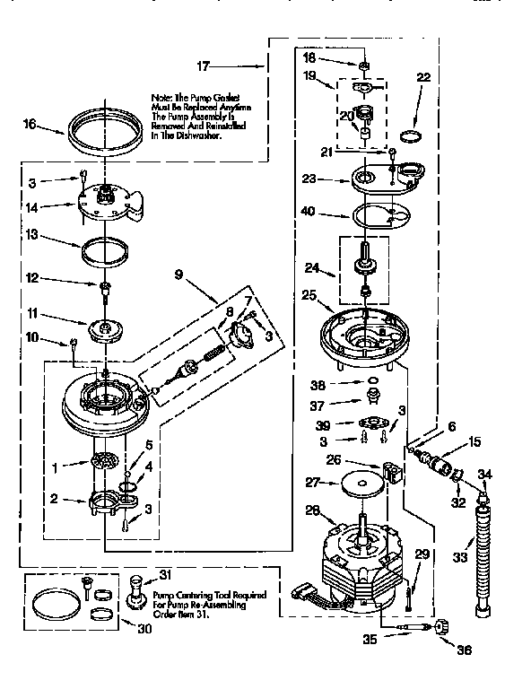 Pump and motor