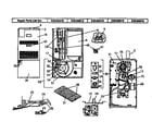 Coleman Evcon CGU06516 functional replacement parts diagram