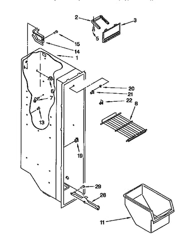 Freezer liner
