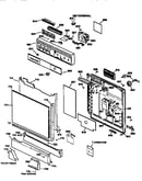 Escutcheon and door assembly