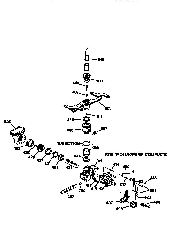 MOTOR-PUMP MECHANISM