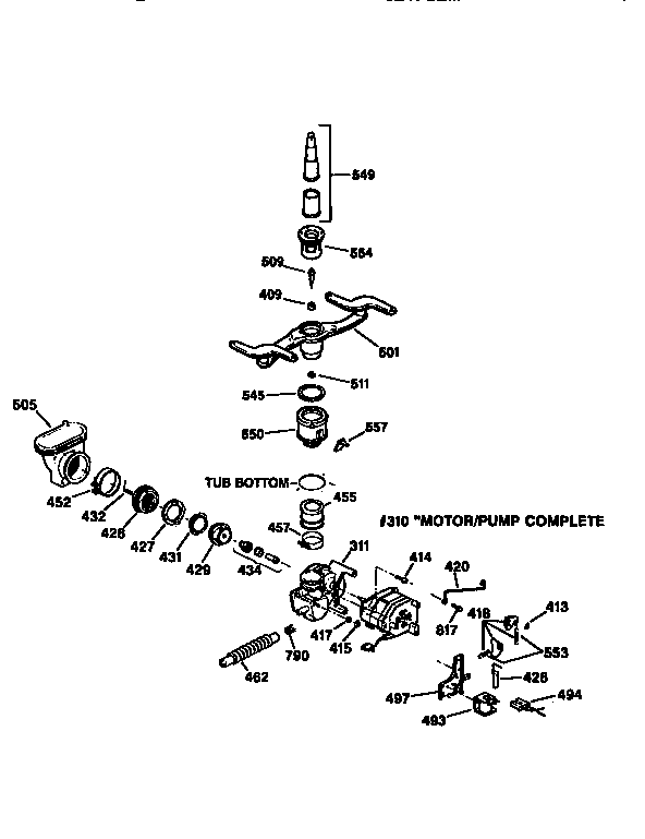 MOTOR-PUMP MECHANISM