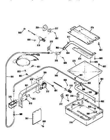 Burner section