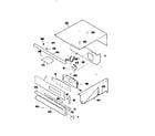 Kenmore 9114703993 control panel section diagram