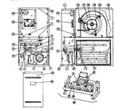 Coleman Evcon BGM07516AXD unit parts diagram