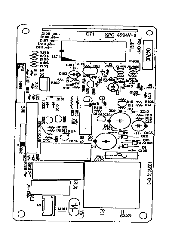 Power&control circuit board 16099