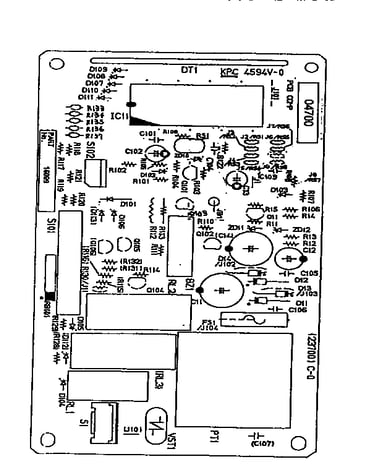 Power&control circuit board 16099