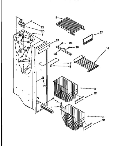 Freezer liner