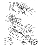 Motor and ice container