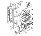 Kenmore 1069555612 refrigerator liner diagram