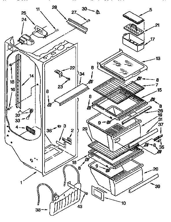 Refrigerator liner