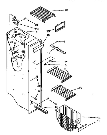 Freezer liner