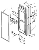 Refrigerator door