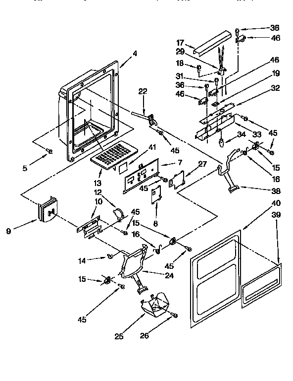 DISPENSER FRONT