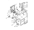 Kenmore 1069555612 dispenser front diagram