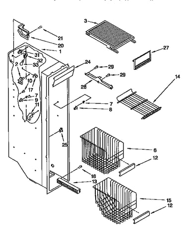 Freezer liner