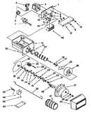 Motor and ice container