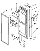 Refrigerator door