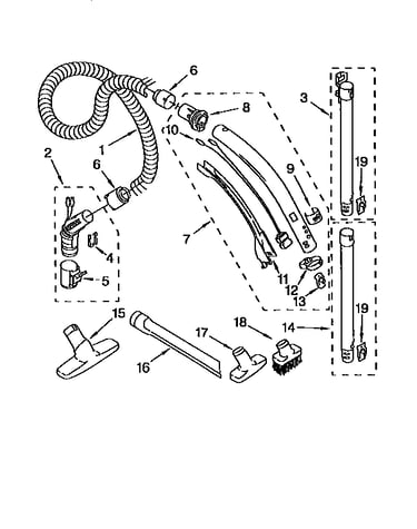 Hose and attachment