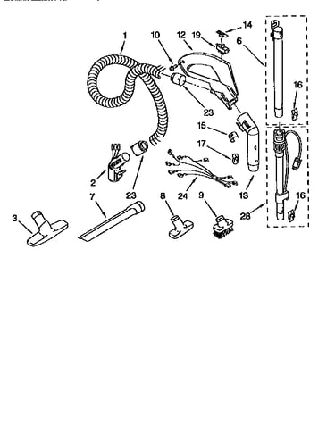 Hose and attachment