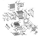 Empire UH-1350 functional replacement parts diagram