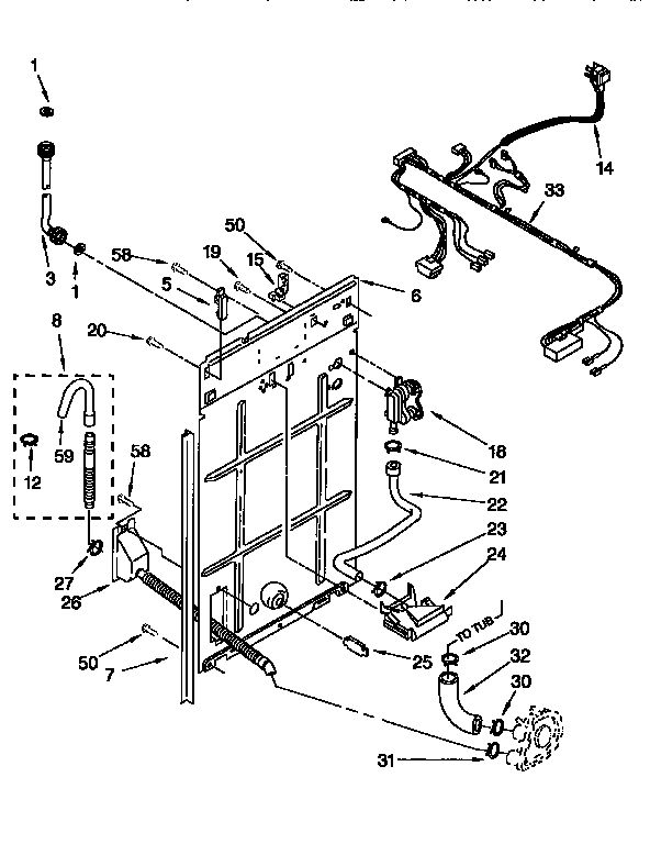 Rear panel